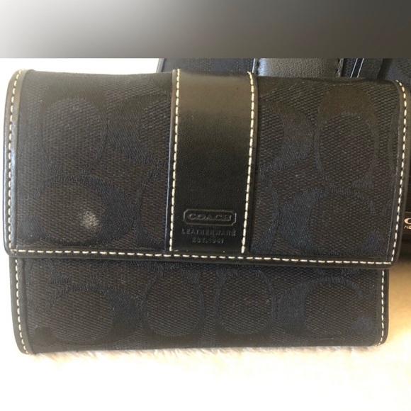 Coach Handbags - Black coach wallet